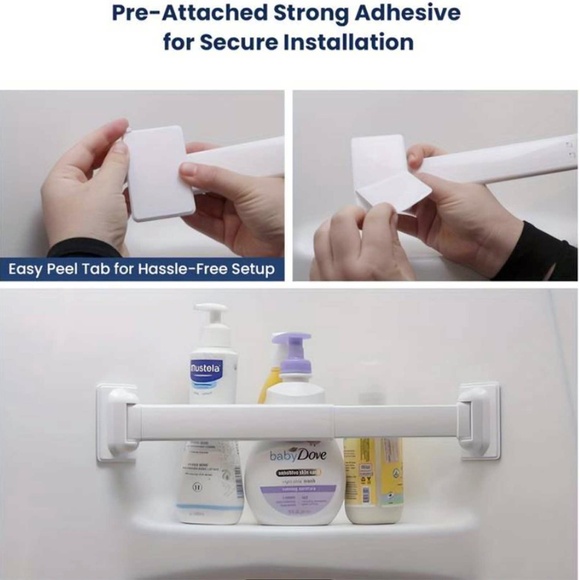 RV Shower Corner Storage Bars 3 NIP - Picture 5 of 7